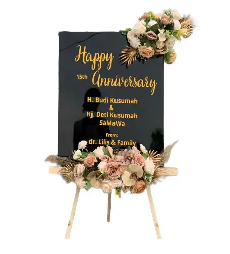 Papan Bunga Akrilik Seborokrapyak