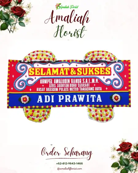 Papan Bunga Ucapan Selamat Seborokrapyak